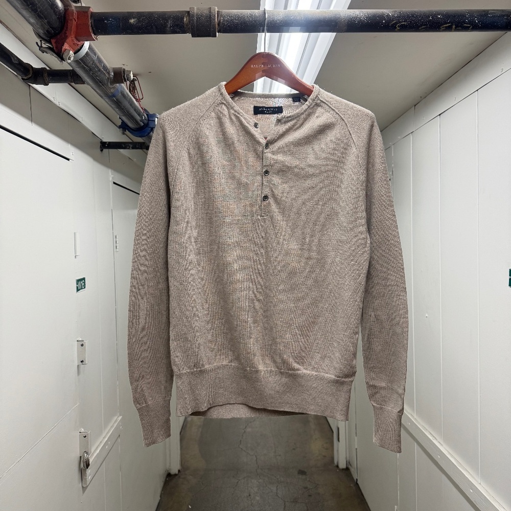 Allsaints Slim Fit Button Sweater Henley